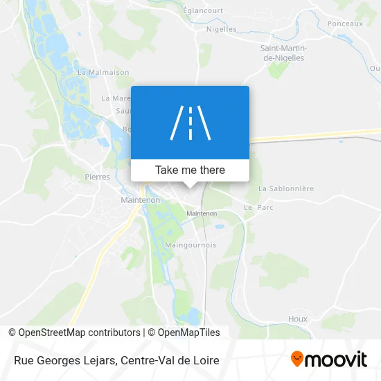 Rue Georges Lejars map