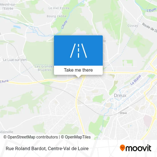 Rue Roland Bardot map