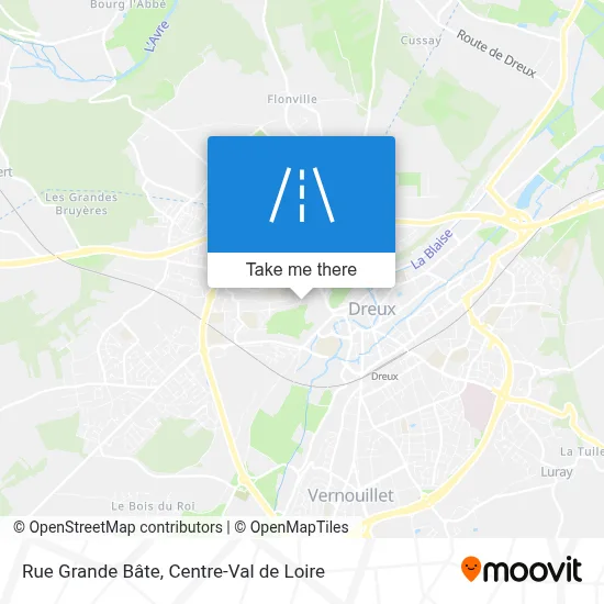 Rue Grande Bâte map