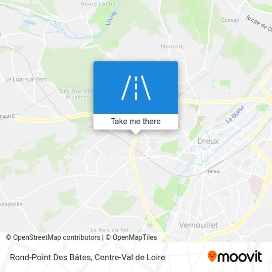 Rond-Point Des Bâtes map