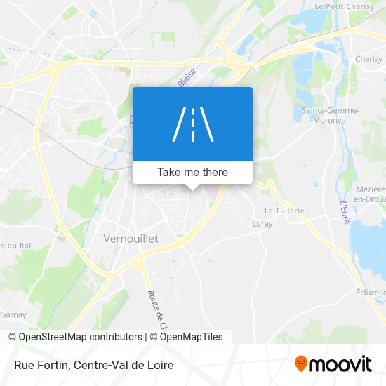 Rue Fortin map