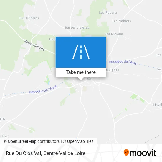 Rue Du Clos Val map