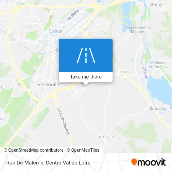 Rue De Malerne map