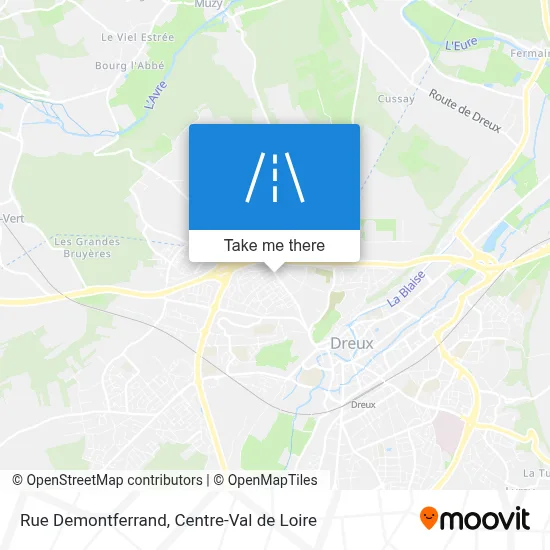 Rue Demontferrand map