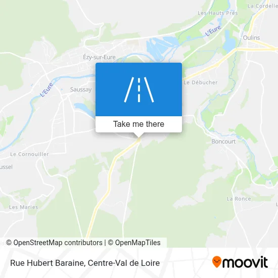 Rue Hubert Baraine map