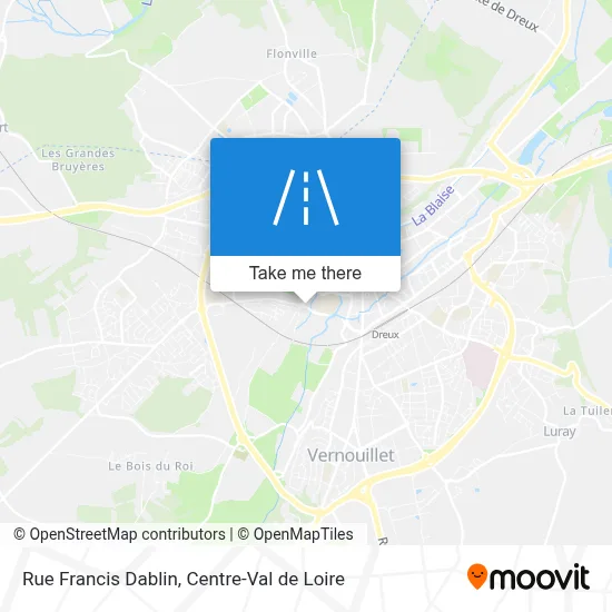 Rue Francis Dablin map