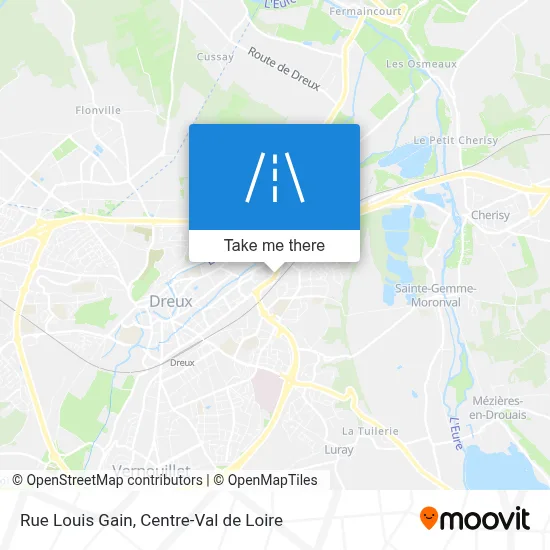 Rue Louis Gain map