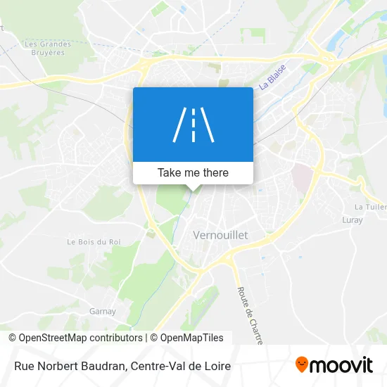 Rue Norbert Baudran map