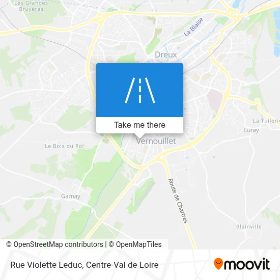 Rue Violette Leduc map