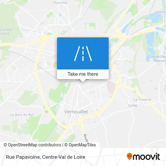 Rue Papavoine map
