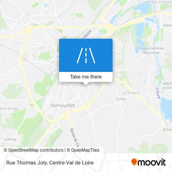Rue Thomas Joly map