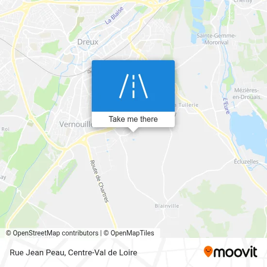 Rue Jean Peau map