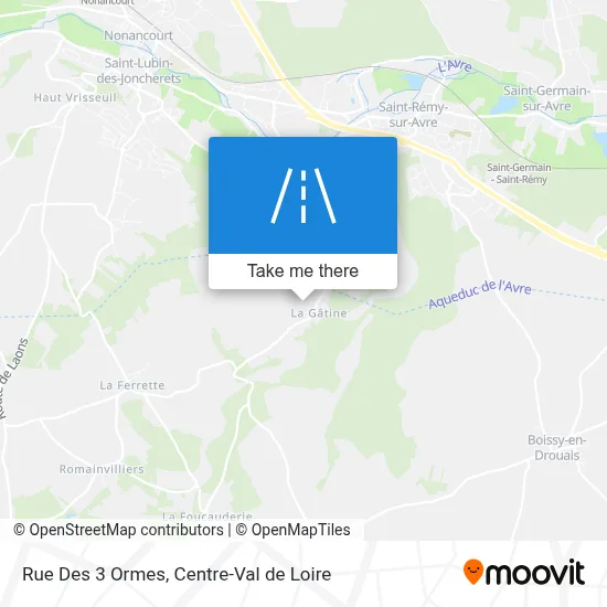 Rue Des 3 Ormes map
