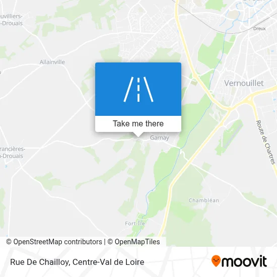 Rue De Chailloy map