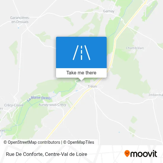 Rue De Conforte map