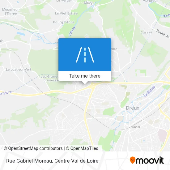 Rue Gabriel Moreau map