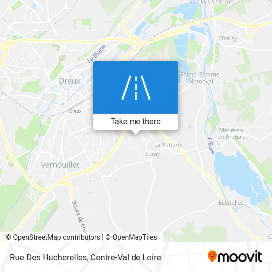 Rue Des Hucherelles map