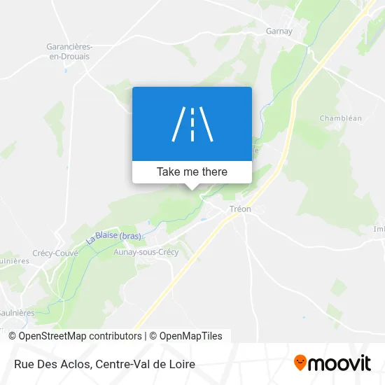 Rue Des Aclos map