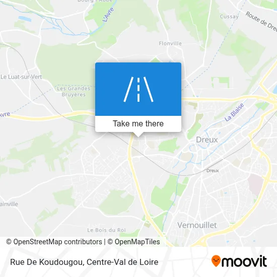 Rue De Koudougou map