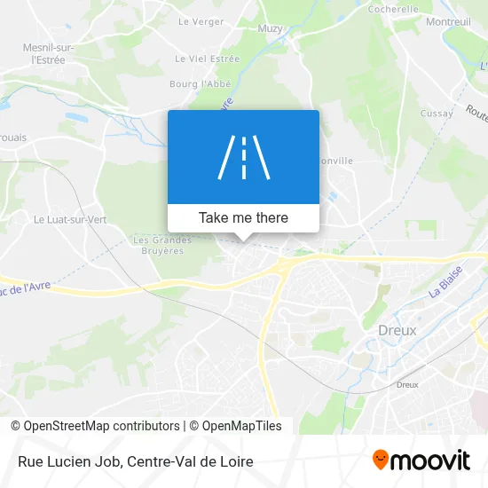 Rue Lucien Job map
