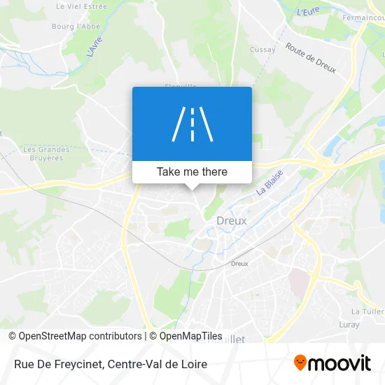 Rue De Freycinet map