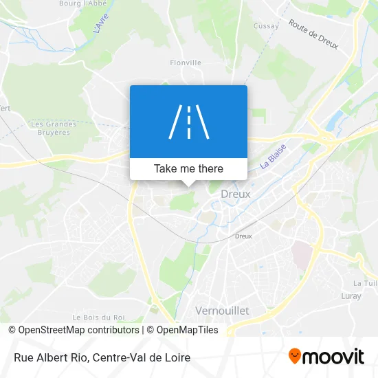 Rue Albert Rio map