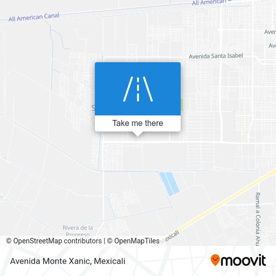 Avenida Monte Xanic map