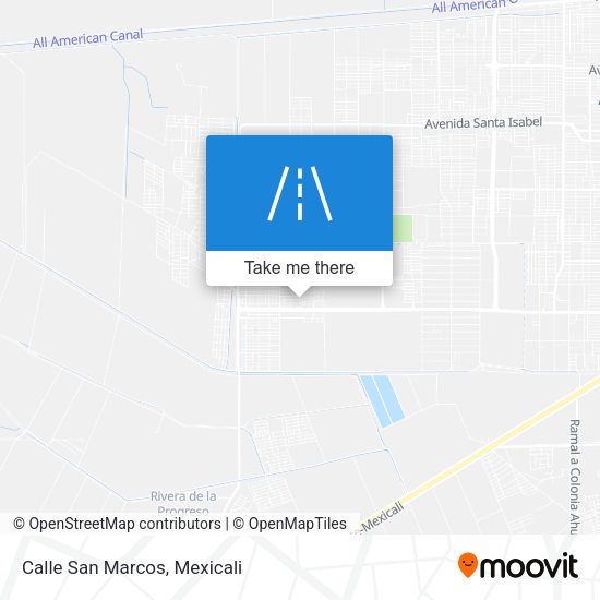 Calle San Marcos map