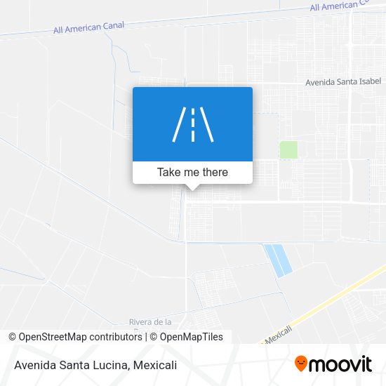Mapa de Avenida Santa Lucina