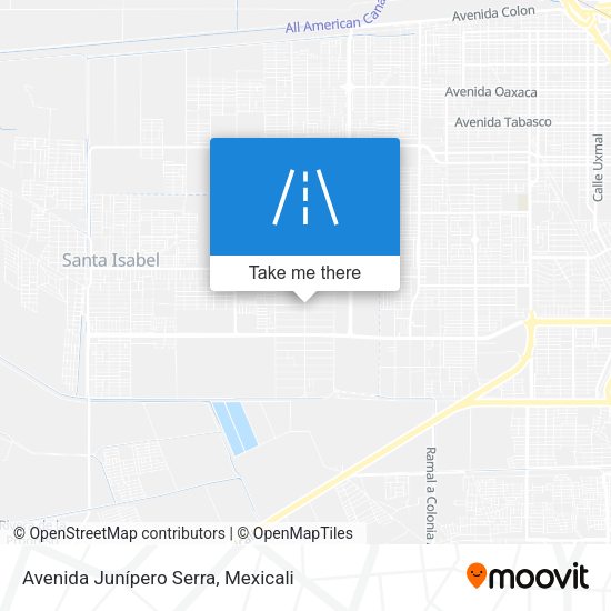 Avenida Junípero Serra map