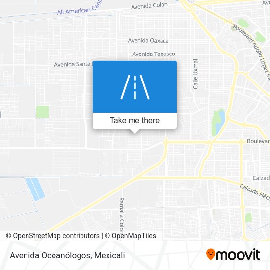 Avenida Oceanólogos map