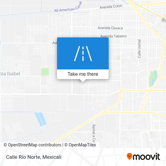 Calle Río Norte map