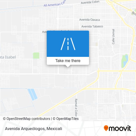 Avenida Arqueólogos map