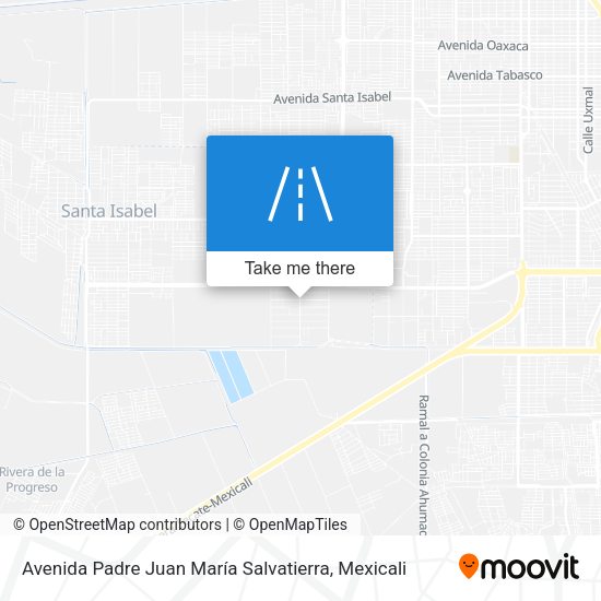 Avenida Padre Juan María Salvatierra map