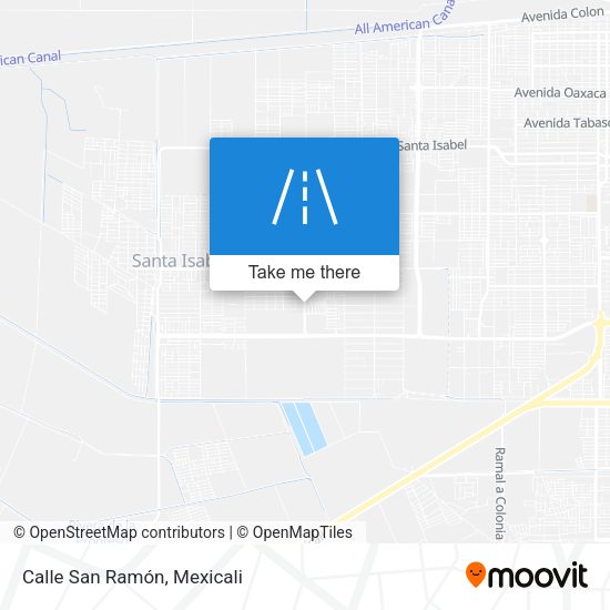 Calle San Ramón map