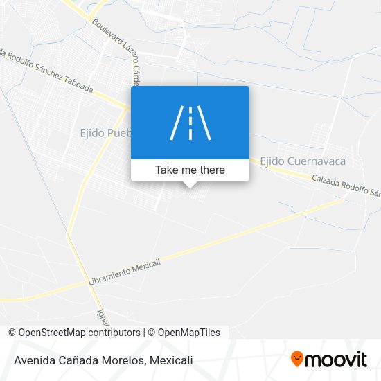 Avenida Cañada Morelos map