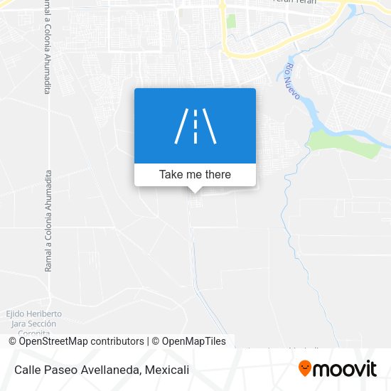 Calle Paseo Avellaneda map