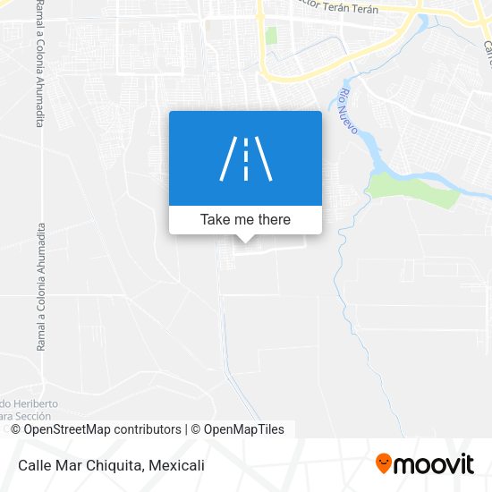 Mapa de Calle Mar Chiquita