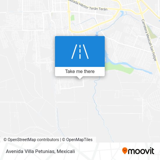 Avenida Villa Petunias map
