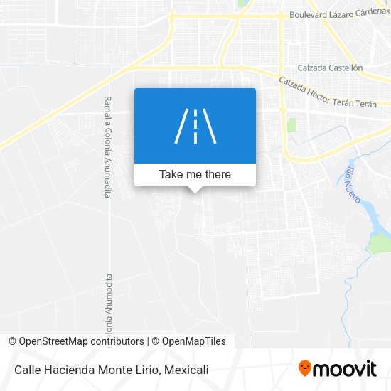Mapa de Calle Hacienda Monte Lirio