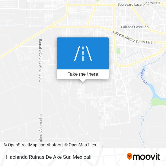 Hacienda Ruinas De Ake Sur map