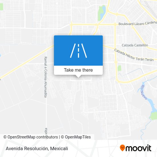 Avenida Resolución map