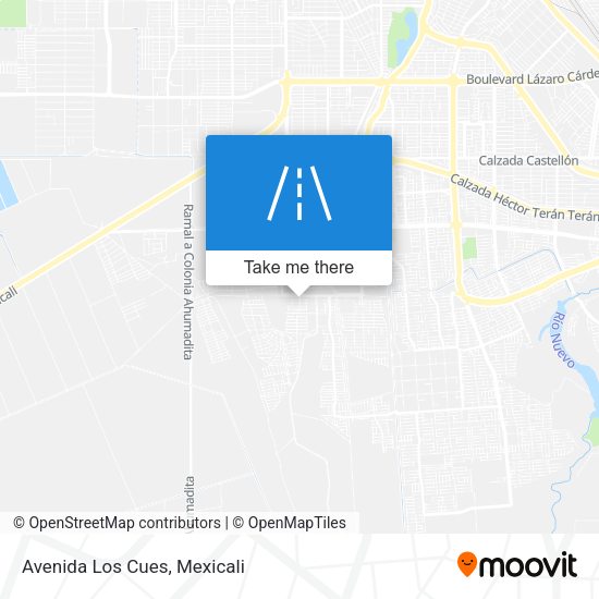 Mapa de Avenida Los Cues