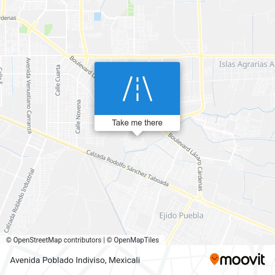 Mapa de Avenida Poblado Indiviso