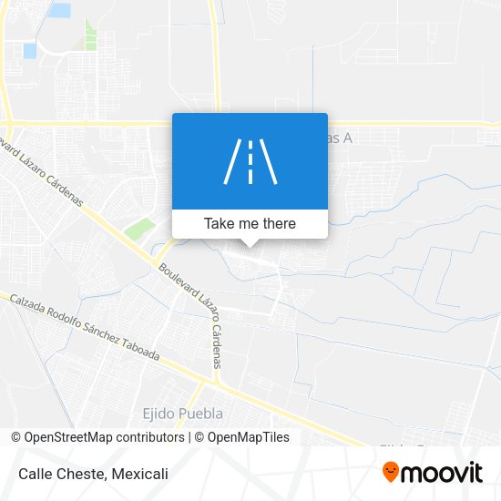 Mapa de Calle Cheste