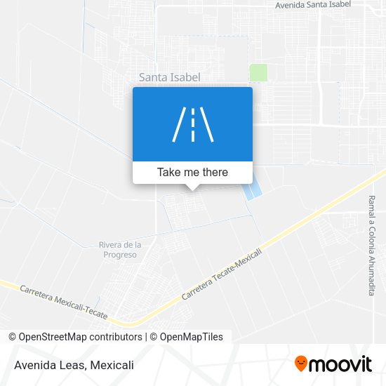 Mapa de Avenida Leas