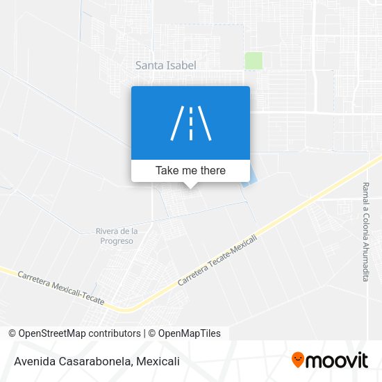 Mapa de Avenida Casarabonela
