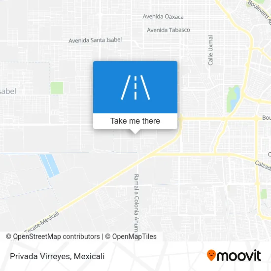 Mapa de Privada Virreyes