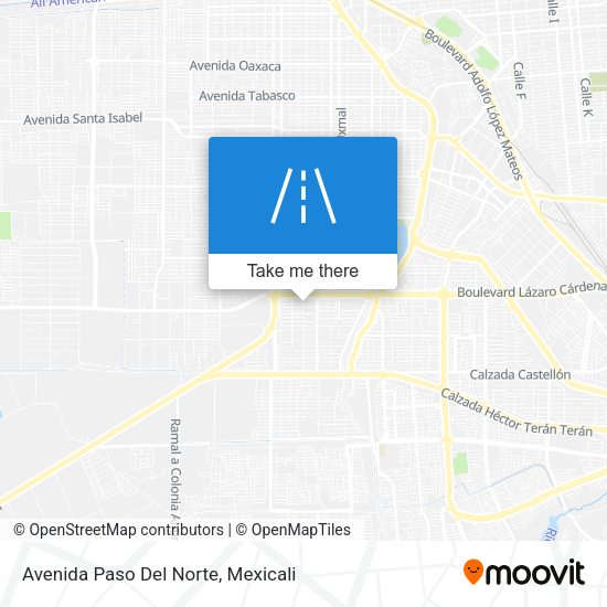 Avenida Paso Del Norte map