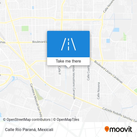 Calle Río Paraná map